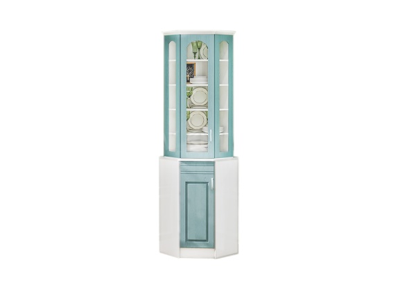 Буфет Констанция угловой голубой
